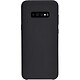 BigBen Connected Coque pour Galaxy S10 Rigide en Silicone Soft Touch Noir Protège efficacement le dos et les côtés de votre téléphone