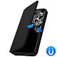 Avizar Housse Samsung Galaxy S20 Ultra Étui Folio Portefeuille Fonction Support noir pas cher