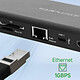Avis 4smarts Hub USB-C vers Ethernet, 2x HDMI 4K, 3x USB, USB C 100W, Station d'Accueil