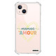 Evetane Coque iPhone 13 Silicone antichocs Solides coins renforcés  transparente Motif Maman d'amour Coque iPhone 13 Silicone antichocs Solides coins renforcés Protection Housse transparente Maman d'amour