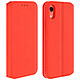 Avizar Housse Apple iPhone XR Étui Folio Portefeuille Fonction Support Rouge Housse de protection intégrale spécialement conçue pour Apple iPhone XR.