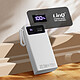 LinQ Batterie Secours 15000mAh Câble 4 en 1 Port USB 22.5W et USB C 20W  blanc pas cher