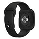 Avizar Coque pour Apple Watch 42 / 44 mm Protection Bumper Antichoc Silicone Noir et Rouge pas cher