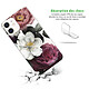 Avis LaCoqueFrançaise Coque iPhone 12 mini silicone transparente Motif Fleurs roses ultra resistant