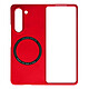 Avizar Coque MagSafe pour Samsung Galaxy Z Fold 5 Rigide Design Fin  Rouge Coque MagSafe rouge conçue pour optimiser l'utilisation du Samsung Galaxy Z Fold 5