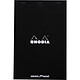 RHODIA Bloc dotPad BLACK N°19 21x31,8cm 80F agrafées 80g matrice points 5mm Bloc-note