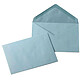 GPV Boîte de 500 enveloppes recyclées vélin bleu C6 114x162 75 g/m² gommées Enveloppe