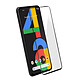 Avizar Film Google Pixel 4A Verre Trempé Anti-trace Transparent Contour noir Film de protection spécialement conçu pour Google Pixel 4A