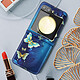 Avis Avizar Coque Papillon pour Samsung Galaxy Z Flip 5 Rigide revêtement simili cuir  Bleu