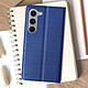 Acheter Avizar Étui pour Samsung Galaxy S23 avec Clapet Porte-carte Fonction Support  Bleu Nuit