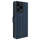 Avizar Étui pour Realme C51 Porte-carte Support Vidéo  Bleu Étui de protection en simili cuir bleu spécialement conçu pour votre Realme C51