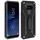 Forcell Coque Samsung pour Galaxy S8 Plus Protection Hybride Série Phantom by  Noir Coque de protection spécialement conçue pour le Samsung Galaxy S8 Plus