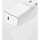 JUST GREEN Chargeur Secteur USB C PD 25W Power Delivery Blanc Son protocole de rechargement compatible Power Delivery est bien plus efficace que les technologies de recharge conventionnelles.