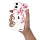 Evetane Coque iPhone 12 mini silicone transparente Motif Cerisier ultra resistant pas cher