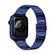 Avizar Bracelet pour Apple Watch 41mm et 40mm et 38 mm Maillons en Acier Inoxydable a Boucle Papillon Bleu Roi Bracelet de montre Bleu Roi