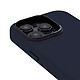 Decoded Coque Compatible avec le MagSafe en cuir pour iPhone 14 Pro Max Bleu pas cher