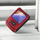 Avizar Coque Motorola Razr 5G Rigide Conception en 2 parties Aspect cuir vieilli Rouge pas cher