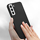 Acheter Avizar Coque Samsung Galaxy S22 Plus Silicone Semi-rigide Finition Soft-touch Fine Noir