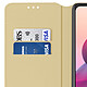 Avizar Housse pour Xiaomi Redmi Note 10 / Note 10s Porte-cartes Fonction Support Vidéo or pas cher