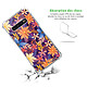 Avis LaCoqueFrançaise Coque Samsung Galaxy S10 anti-choc souple angles renforcés transparente Motif Fleurs violettes et oranges