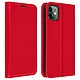 Avizar Etui folio Rouge Cuir véritable pour Apple iPhone 11 Etui folio Rouge cuir véritable Apple iPhone 11