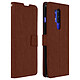 Avizar Housse OnePlus 8 Pro Étui Folio Porte-carte Fonction Support Vintage Marron - Pochette de protection spécialement conçue pour le One Plus 8 Pro