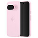 Google Coque d'origine Google Pixel 9 et 9 Pro Mat Soft Touch Caméra Protégée Rose Poudré Couleur unique avec l'emblématique logo "G" pour sublimer encore plus votre smartphone