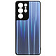 Avizar Coque Samsung Galaxy S21 Ultra Bi-matière Holographique Brillant Fine Bleu nuit - Coque concue sur mesure pour le Samsung Galaxy S21 Ultra