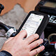 Avizar Support Vélo et Moto Smartphone Fixation guidon Housse étanche zippée - Noir pas cher