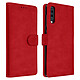 Avizar Housse Samsung Galaxy A70 Étui Portefeuille Support Stand Rouge Étui Flip book cover spécialement conçu pour Samsung Galaxy A70