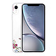 Avis Evetane Coque iPhone Xr silicone transparente Motif Fée Fleurale ultra resistant