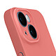 Acheter Avizar Coque Silicone pour iPhone 15 Caméra Protégée Doux au Toucher  Saumon