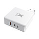 Xtorm Chargeur Secteur 140W Technologie Gan 2 USB-C + USB Compact Volt Blanc Chargeur secteur Blanc