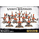 Warhammer AoS - Fyreslayers Vulkite Berzerkers Warhammer Age of Sigmar Dwarf  10 figurines