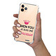 Evetane Coque iPhone 11 Pro anti-choc souple angles renforcés transparente Motif Je suis une princesse pas cher