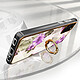 Avis Avizar Coque Samsung S20 FE Bi-matière avec Bague de Maintien Motif Fleurs Violet