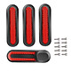 Avizar Caches Vis Catadioptre pour Xiaomi M365, Pro, 2, 3, 1S, Essential  Noir / Rouge - Caches vis noir et rouge pour trottinette Xiaomi M365, Pro, 2, 3, 1S et Essential