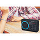 Metronic 477203 - Radio portable FM MP3 avec ports USB/micro SD - noir et bleu Radio portable FM MP3 avec ports USB/micro SD - noir et bleu