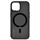 Decoded Coque MagSafe pour iPhone 15 Plus Bague Rotative Support Loop Stand Noir Coque Magsafe Noir en Polycarbonate, iPhone 15 Plus