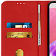 Avizar Étui pour Samsung Galaxy A03s Clapet Portefeuille Support Vidéo  Rouge pas cher