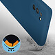Avis Avizar Coque Samsung Galaxy A03s Silicone Semi-rigide Finition Soft-touch Fine Bleu