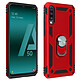 Avizar Coque Galaxy A50 Bi matière Rigide et Souple Bague Support Vidéo rouge - Préserve votre smartphone contre les chocs, les chutes et les rayures du quotidien.