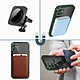 Acheter Avizar Coque MagSafe pour iPhone 12 Silicone Protection Caméra  Contour Chromé Vert