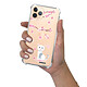 Evetane Coque iPhone 11 Pro anti-choc souple angles renforcés transparente Motif Chat et Fleurs pas cher
