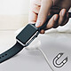 LinQ Chargeur Sans Fil Magnétique Apple Watch Puissance 3W Câble USB 1m  Blanc pas cher