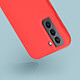 Avis Avizar Coque Samsung Galaxy S21 Plus Silicone Gel Souple Finition Soft Touch Rouge