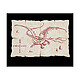 Le Hobbit - Aimant Dragon Map Aimant Le Hobbit, modèle Dragon Map.