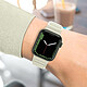 Acheter Avizar Bracelet pour Apple Watch 41mm et 40mm et 28mm Silicone Ajustable Fermoir Ardillon  Beige