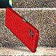 Avizar Coque Samsung Galaxy A22 5G Paillette Amovible Silicone Semi-rigide rouge pas cher