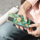 Acheter Avizar Coque Samsung Galaxy S20 Ultra Motif géométrique avec Cordon Amovible turquoise